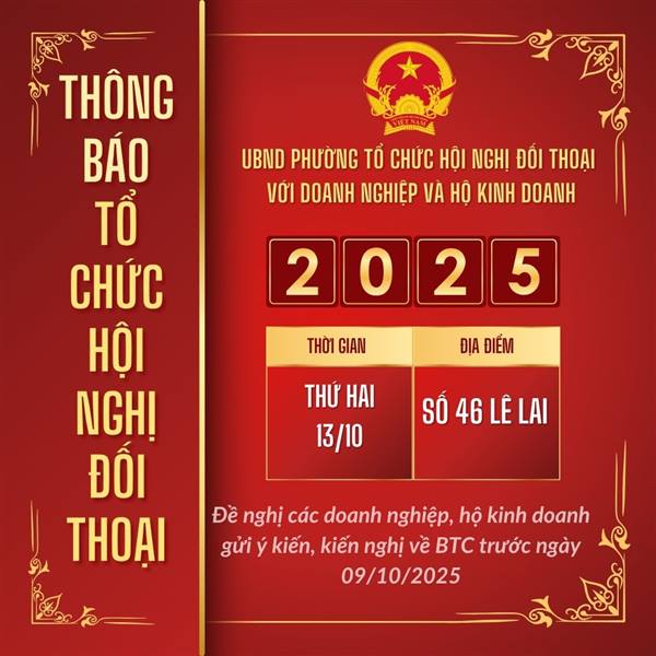 UBND Phường Ngô Quyền tổ chức Hội nghị đối thoại với doanh nghiệp và hộ kinh doanh trên địa bàn
