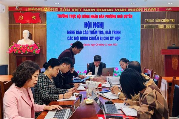 Nhằm nâng cao chất lượng, hiệu lực, hiệu quả của kỳ họp cuối năm của HĐND phường khoá I