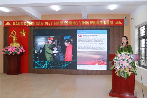 Công an Phường Ngô Quyền phối hợp tăng cường nhận thức an toàn an ninh mạng trong học sinh Trường THCS Lạc Viên