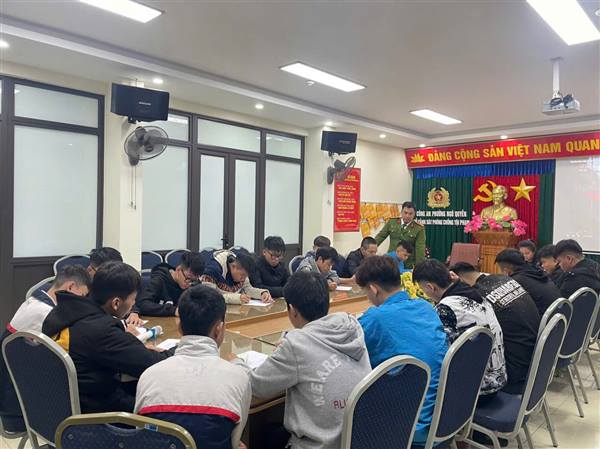 Lực lượng HP22 Công an thành phố: Tiếp tục triển khai nhiều biện pháp đảm bảo an ninh trật tự cuối tuần