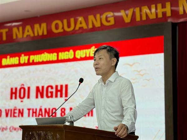 Phường Ngô Quyền: Tập trung tuyên truyền đưa nghị quyết đại hội Đảng bộ phường lần thứ I, nhiệm kỳ 2025-2030 vào cuộc sống.