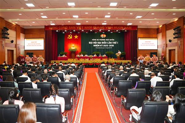 Đại hội đại biểu Đảng bộ Phường Ngô Quyền lần thứ I, nhiệm kỳ 2025 - 2030
