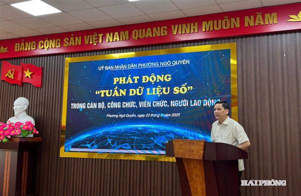 Phường Ngô Quyền phát động "Tuần dữ liệu số"