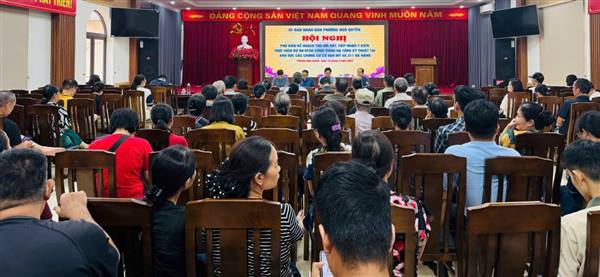 UBND Phường Ngô Quyền tổ chức các Hội nghị phổ biến Kế hoạch thu hồi đất thực hiện Dự án đầu tư xây dựng công trình hạ tầng kỹ thuật tại khu vực các chung cư cũ Vạn Mỹ và 311 Đà Nẵng