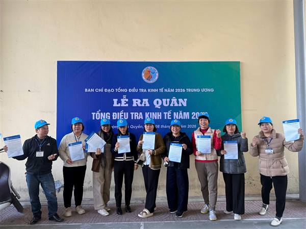 ỦY BAN NHÂN DÂN PHƯỜNG NGÔ QUYỀN
THÔNG TIN
Về ra quân thực hiện Tổng điều tra kinh tế năm 2026  trên địa bàn Phường Ngô Quyền
