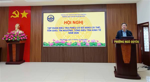 ỦY BAN NHÂN DÂN PHƯỜNG NGÔ QUYỀN
THÔNG TIN
Về thực hiện Tổng điều tra kinh tế năm 2026  trên địa bàn Phường Ngô Quyền
