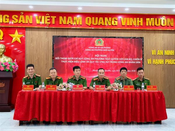 Công an phường Ngô Quyền: Đối thoại để thấu hiểu – đồng thuận để thực hiện tốt điều lệnh