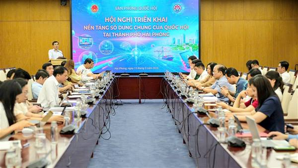 Tập huấn thí điểm đầu tiên các nền tảng số dùng chung của Quốc hội tại thành phố Hải Phòng
