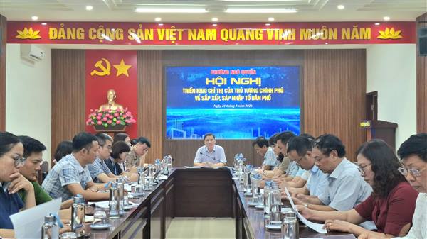 PHƯỜNG NGÔ QUYỀN: TIÊN PHONG, CHỦ ĐỘNG "ĐI TRƯỚC ĐÓN ĐẦU" TRONG THỰC HIỆN CHỈ THỊ CỦA THỦ TƯỚNG CHÍNH PHỦ VỀ SÁP NHẬP TỔ DÂN PHỐ