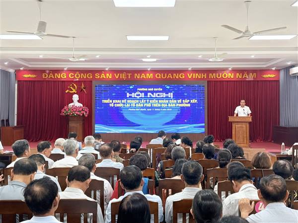 PHƯỜNG NGÔ QUYỀN QUYẾT TÂM THỰC HIỆN THẮNG LỢI CHỦ TRƯƠNG SẮP XẾP, TỔ CHỨC LẠI TỔ DÂN PHỐ: ĐỀ CAO DÂN CHỦ, TẠO SỰ ĐỒNG THUẬN TRONG NHÂN DÂN