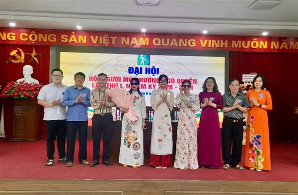 PHƯỜNG NGÔ QUYỀN TỔ CHỨC THÀNH CÔNG ĐẠI HỘI THÀNH LẬP HỘI NGƯỜI MÙ LẦN THỨ NHẤT