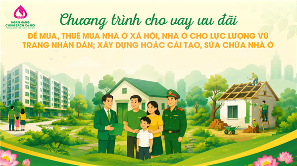 CHƯƠNG TRÌNH CHO VAY ƯU ĐÃI ĐỂ MUA NHÀ Ở XÃ HỘI (NOXH) TẠI NGÂN HÀNG CHÍNH SÁCH XÃ HỘI