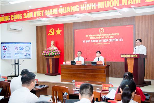 HĐND phường Ngô Quyền ứng dụng thành công phần mềm Q-Cabinet tại Kỳ họp thứ Ba