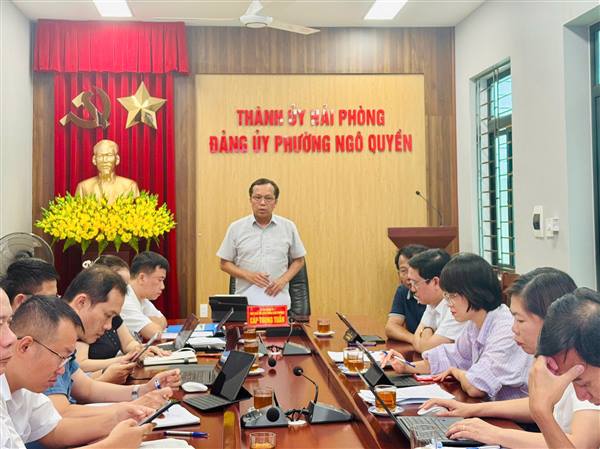 Thường trực HĐND Phường Ngô Quyền: Dấu ấn tích cực trong 6 tháng đầu năm, sẵn sàng các nhiệm vụ trọng tâm cuối năm 2026