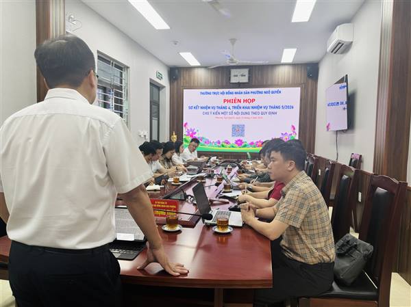 Phường Ngô Quyền: Ứng dụng hệ sinh thái phần mềm Quốc hội và AI vào hoạt động của cơ quan dân cử địa phương