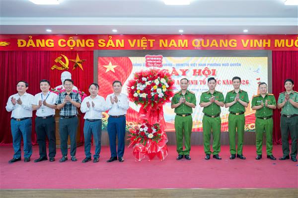 PHƯỜNG NGÔ QUYỀN TỔ CHỨC NGÀY HỘI TOÀN DÂN BẢO VỆ AN NINH TỔ QUỐC NĂM 2026 VÀ KỶ NIỆM 81 NĂM NGÀY TRUYỀN THỐNG LỰC LƯỢNG CÔNG AN NHÂN DÂN
