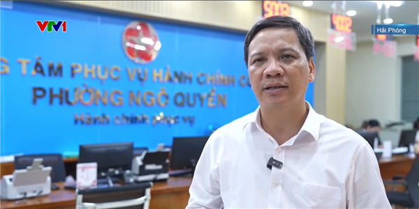 CHƯƠNG TRÌNH CHÀO BUỔI SÁNG VTV1 ĐƯA TIN ỨNG DỤNG SỐ KẾT NỐI NGƯỜI DÂN VỚI CHÍNH QUYỀN (MÔ HÌNH TAMMI OA - CHÍNH QUYỀN SỐ PHƯỜNG NGÔ QUYỀN"