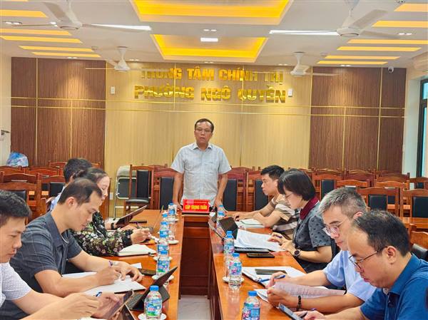  Phiên họp Thường trực HĐND Phường Ngô Quyền tháng 9/2026: Đổi mới, nâng cao hiệu lực, hiệu quả hoạt động
