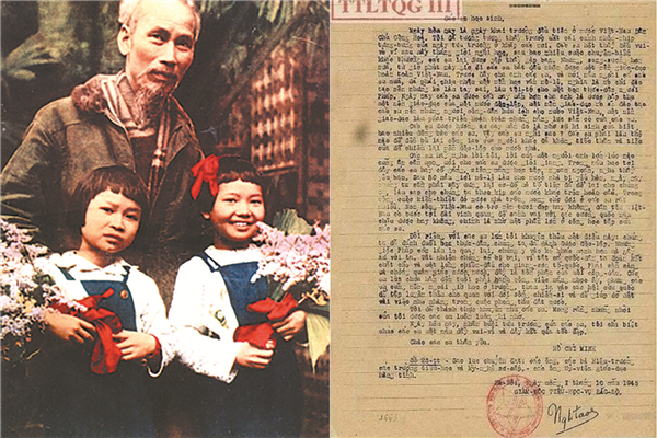 "THƯ BÁC HỒ GỬI CHO CÁC HỌC SINH"