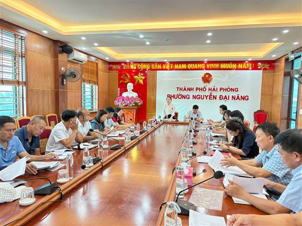 Đảng ủy phường Nguyễn Đại Năng tổ chức Hội nghị giao ban Bí thư chi bộ tổ dân phố tháng 10/2025