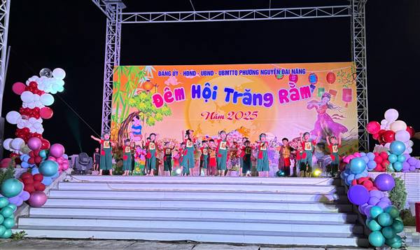 “Đêm hội trăng rằm” trung thu ý nghĩa với thiếu niên nhi đồng phường Nguyễn Đại Năng.