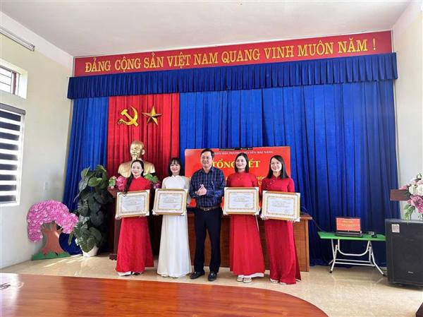 UBND phường Nguyễn Đại Năng tổ chức lễ tổng kết và trao giải Hội thi giáo viên dạy giỏi cấp học Mầm non năm học 2025–2026