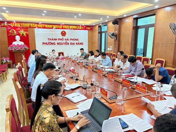 Đảng ủy phường Nguyễn Đại Năng tổ chức hội nghị giao ban bí thư chi bộ tổ dân phố tháng 11/2025