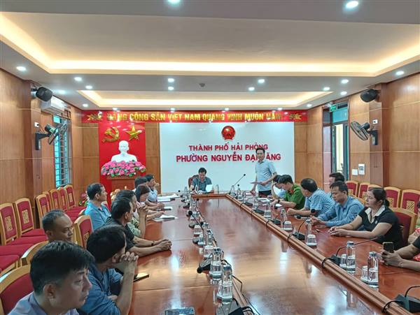 Phường Nguyễn Đại Năng triển khai phương án phòng chống bão số 5 (Kajiki)