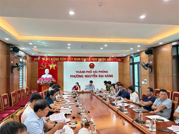 Đảng ủy phường Nguyễn Đại Năng tổ chức Hội nghị giao ban Bí thư chi bộ tổ dân phố tháng 8/2025