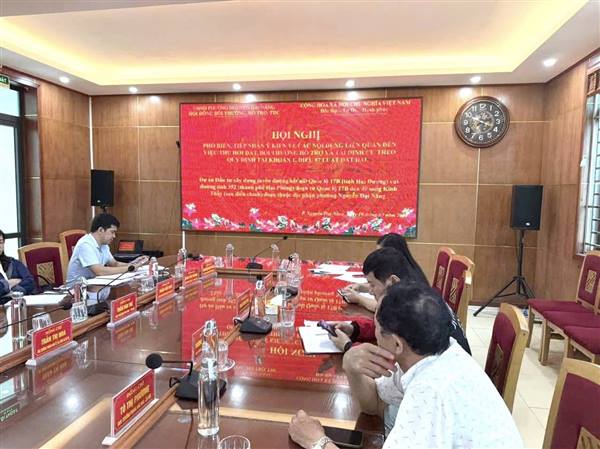 PHƯỜNG NGUYỄN ĐẠI NĂNG TỔ CHỨC HỘI NGHỊ PHỔ BIẾN, TIẾP NHẬN Ý KIẾN VỀ THU HỒI ĐẤT, BỒI THƯỜNG, HỖ TRỢ VÀ TÁI ĐỊNH CƯ