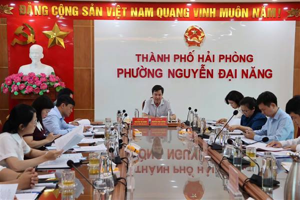 ỦY BAN NHÂN DÂN PHƯỜNG NGUYỄN ĐẠI NĂNG TỔ CHỨC HỘI NGHỊ GIAO BAN UBND PHƯỜNG LẦN THỨ TƯ NĂM 2026