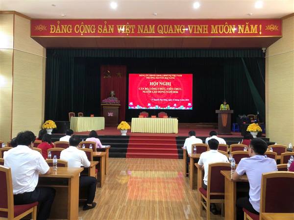 PHƯỜNG NGUYỄN ĐẠI NĂNG TỔ CHỨC HỘI NGHỊ CÁN BỘ, CÔNG CHỨC, VIÊN CHỨC, NGƯỜI LAO ĐỘNG NĂM 2026