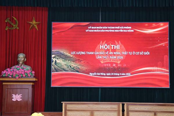 PHƯỜNG NGUYỄN ĐẠI NĂNG TỔ CHỨC THÀNH CÔNG HỘI THI LỰC LƯỢNG THAM GIA BẢO VỆ ANTT Ở CƠ SỞ GIỎI LẦN THỨ I NĂM 2026