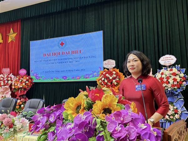 HỘI CHỮ THẬP ĐỎ PHƯỜNG NGUYỄN ĐẠI NĂNG TỔ CHỨC ĐẠI HỘI ĐẠI BIỂU HỘI CHỮ THẬP ĐỎ PHƯỜNG NGUYỄN ĐẠI NĂNG LẦN THỨ NHẤT, NHIỆM KỲ 2026 - 2031