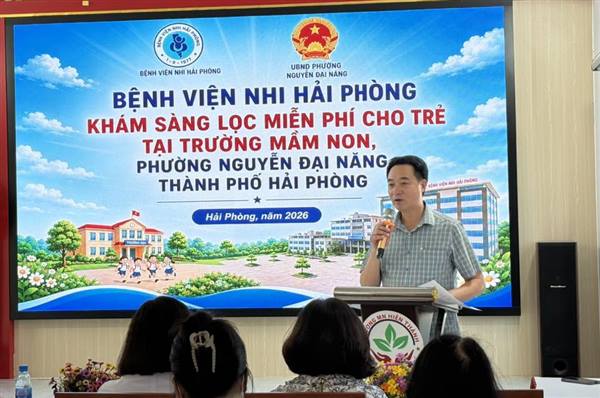CHƯƠNG TRÌNH KHÁM SÀNG LỌC MIỄN PHÍ CHO TRẺ EM TRÊN ĐỊA BÀN PHƯỜNG NGUYỄN ĐẠI NĂNG