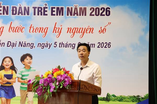 PHƯỜNG NGUYỄN ĐẠI NĂNG TỔ CHỨC LỄ PHÁT ĐỘNG THÁNG HÀNH ĐỘNG VÌ TRẺ EM, KHAI MẠC HOẠT ĐỘNG HÈ VÀ DIỄN ĐÀN TRẺ EM NĂM 2026