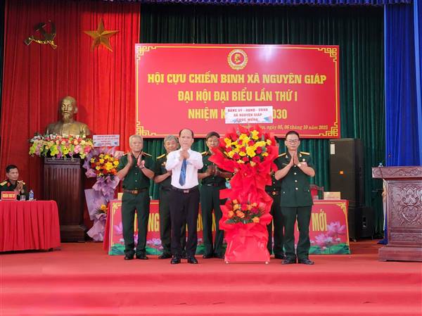 Hội Cựu chiến binh xã Nguyên Giáp tổ chức thành công Đại hội đại biểu lần thứ I, nhiệm kỳ 2025 - 2030