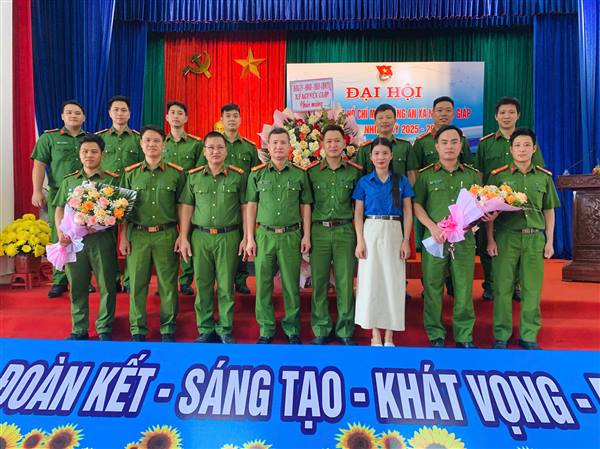 Đại hội Chi đoàn Công an xã Nguyên Giáp lần thứ I, nhiệm kỳ 2025 - 2027 thành công tốt đẹp