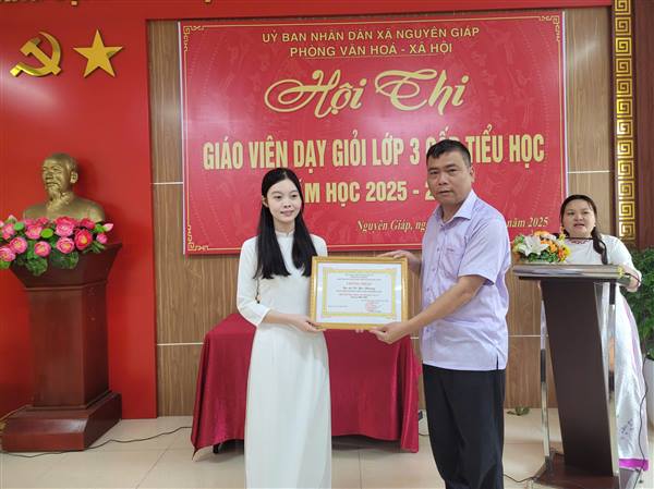 Tổng kết hội thi giáo viên dạy giỏi khối lớp 3 cấp tiểu học năm học 2025 – 2026.