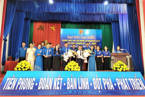 Đại hội đại biểu Đoàn Thanh niên cộng sản Hồ Chí Minh xã Nguyên Giáp lần thứ I, nhiệm kỳ 2025 – 2030 thành công tốt đẹp.
