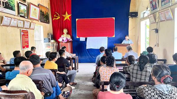 Xã Nguyên Giáp triển khai chủ trương thu hồi đất, giải phóng mặt bằng thực hiện dự án cải tạo, nâng cấp đường tỉnh 391 đoạn Km24+600-Km29+325