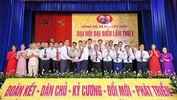 Đại hội đại biểu Đảng bộ xã Nguyên Giáp lần thứ I, nhiệm kỳ 2025 – 2030 thành công tốt đẹp.