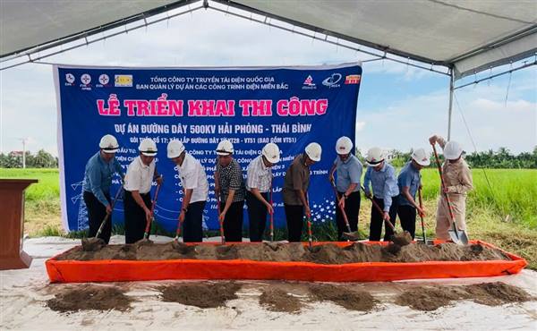 Lễ triển khai thi công gói thầu số 17 dự án đường dây 500kv Hải Phòng - Thái bình