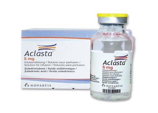 Thuốc Aclasta có dấu hiệu giả mạo.