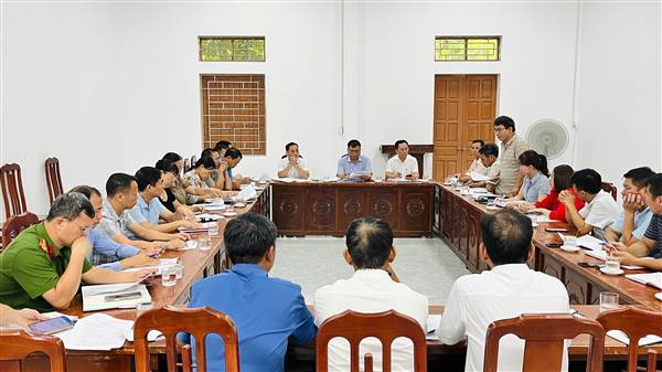 Xã Nguyên Giáp triển khai chiến dịch làm giàu, làm sạch cơ sở dữ liệu đất đai.