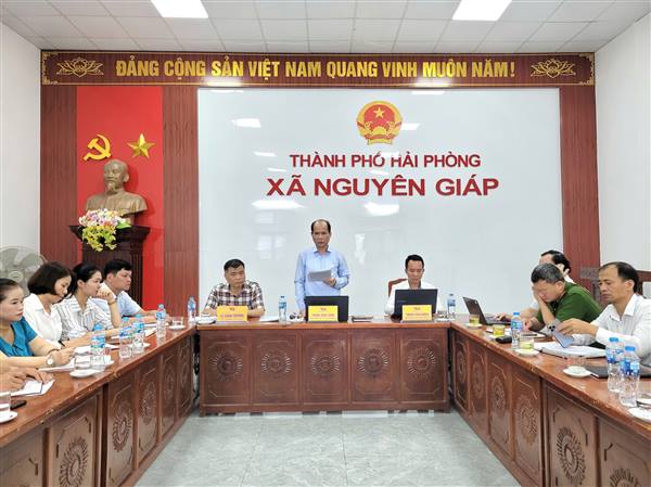 BAN CHẤP HÀNH ĐẢNG BỘ XÃ NGUYÊN GIÁP TỔ CHỨC HỘI NGHỊ LẦN THỨ 10. 