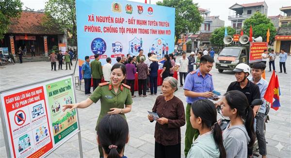Nguyên Giáp đẩy mạnh tuyên truyền phòng, chống tội phạm trong tình hình mới