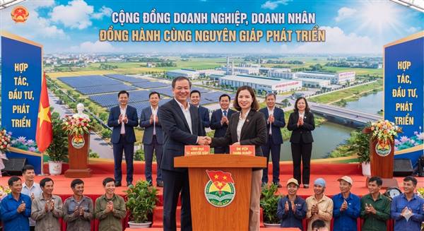 Cộng đồng doanh nghiệp, doanh nhân đồng hành cùng Nguyên Giáp phát triển.