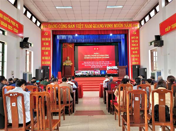 Hội nghị toàn quốc quán triệt, triển khai thực hiện Nghị quyết Đại hội đại biểu toàn quốc lần thứ XIV của Đảng