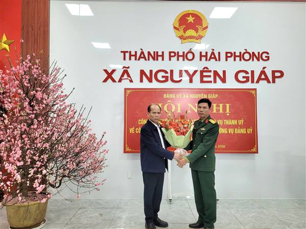 BTV Đảng uỷ xã Nguyên Giáp họp phiên họp thường kỳ tháng 2/2026.